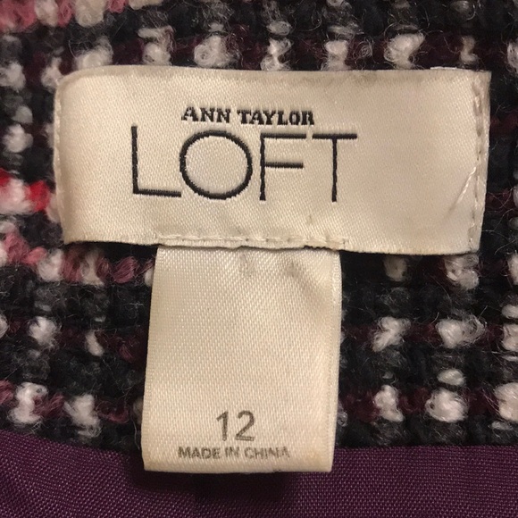 Ann Taylor Loft - Boucle Bolero Jacket Size 12 $24 - Picture 7 of 8